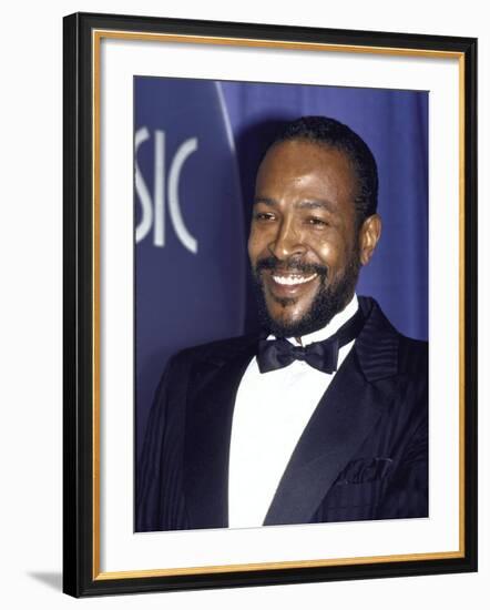 Singer Marvin Gaye-David Mcgough-Framed Premium Photographic Print