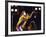 Singer Mick Jagger of the Rock Band the Rolling Stones Performing at Live Aid Concert-David Mcgough-Framed Premium Photographic Print