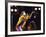 Singer Mick Jagger of the Rock Band the Rolling Stones Performing at Live Aid Concert-David Mcgough-Framed Premium Photographic Print