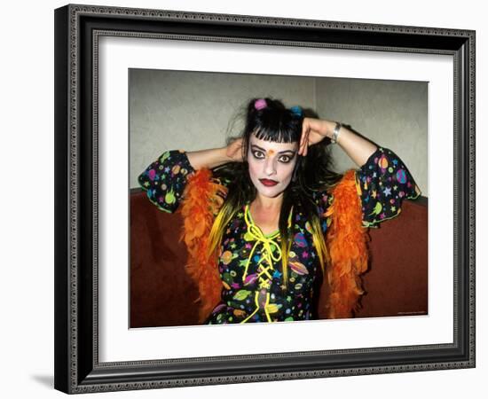 Singer Nina Hagen-Dave Allocca-Framed Premium Photographic Print