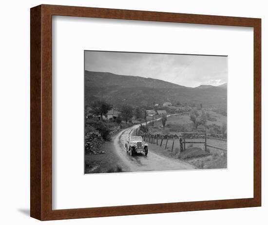 Singer Nine Sports of Miss MC Sherer competing in the RSAC Scottish Rally, 1936-Bill Brunell-Framed Photographic Print