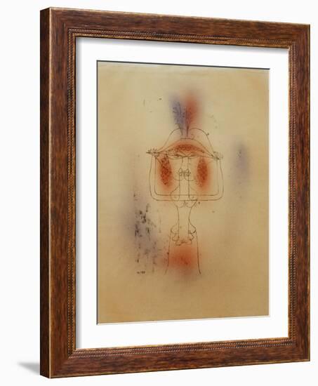 Singer of the Comic Opera-Paul Klee-Framed Giclee Print