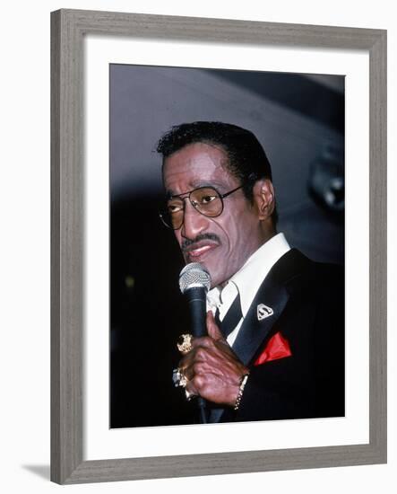 Singer Sammy Davis Jr-Ann Clifford-Framed Premium Photographic Print