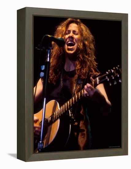 Singer Sheryl Crow Performing-Dave Allocca-Framed Premier Image Canvas