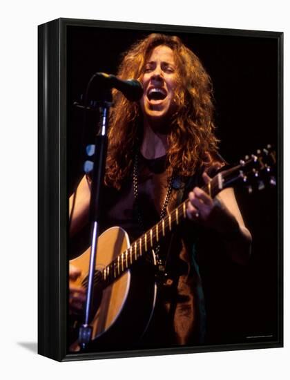 Singer Sheryl Crow Performing-Dave Allocca-Framed Premier Image Canvas