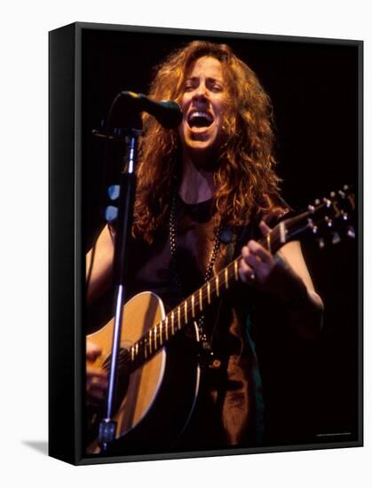 Singer Sheryl Crow Performing-Dave Allocca-Framed Premier Image Canvas