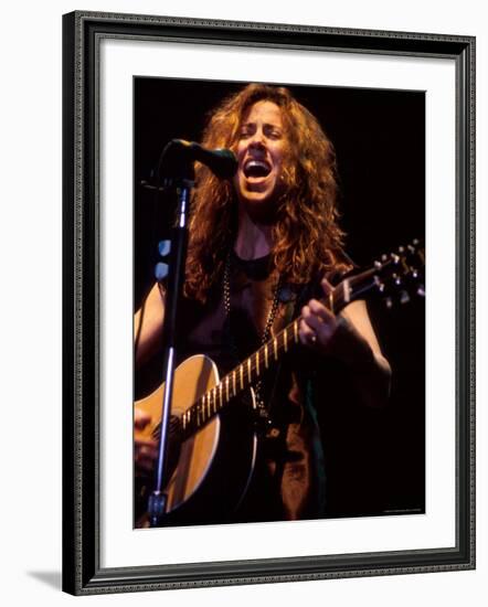 Singer Sheryl Crow Performing-Dave Allocca-Framed Premium Photographic Print