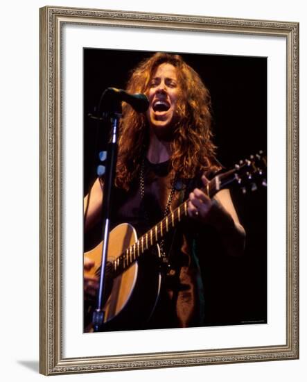 Singer Sheryl Crow Performing-Dave Allocca-Framed Premium Photographic Print