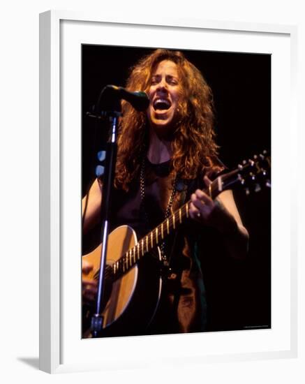 Singer Sheryl Crow Performing-Dave Allocca-Framed Premium Photographic Print