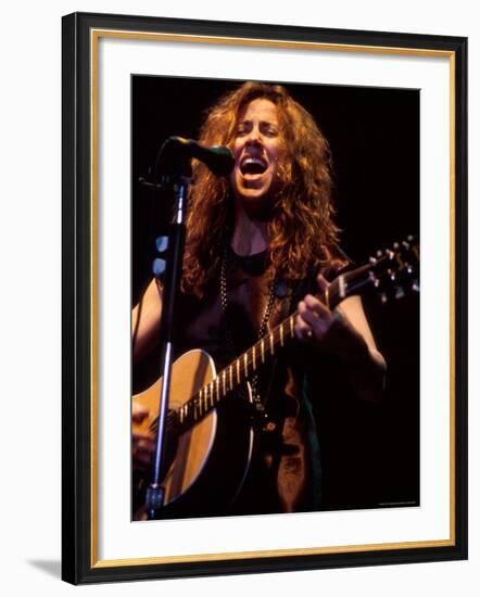 Singer Sheryl Crow Performing-Dave Allocca-Framed Premium Photographic Print