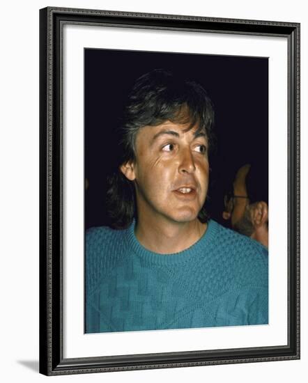 Singer Songwriter Paul Mccartney-Ann Clifford-Framed Premium Photographic Print