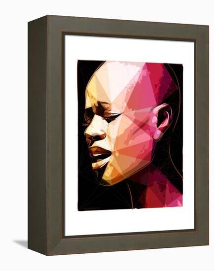 Singer-Enrico Varrasso-Framed Stretched Canvas