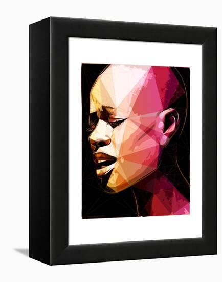 Singer-Enrico Varrasso-Framed Stretched Canvas