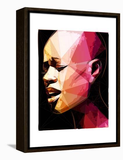 Singer-Enrico Varrasso-Framed Stretched Canvas