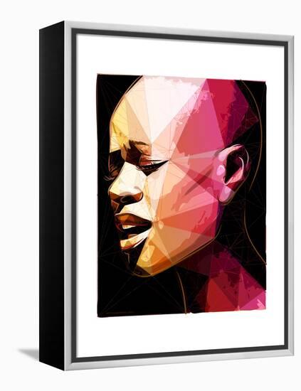 Singer-Enrico Varrasso-Framed Stretched Canvas