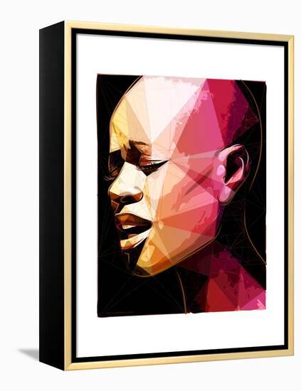 Singer-Enrico Varrasso-Framed Stretched Canvas