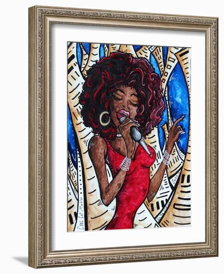 Singin In The Streets-Megan Aroon Duncanson-Framed Art Print