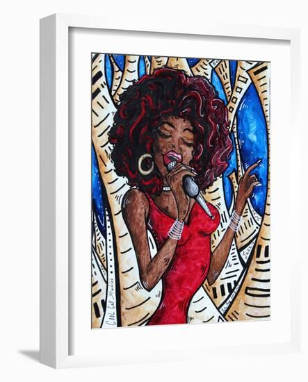 Singin In The Streets-Megan Aroon Duncanson-Framed Art Print