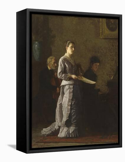 Singing a Pathetic Song, 1881-Thomas Cowperthwait Eakins-Framed Premier Image Canvas