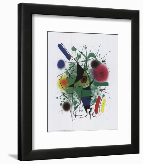 Singing Fish-Joan Miro-Framed Art Print