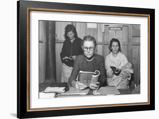 Singing Hymns-Dorothea Lange-Framed Art Print