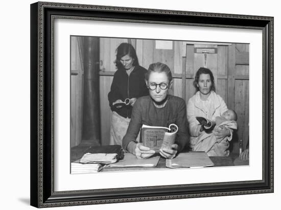 Singing Hymns-Dorothea Lange-Framed Art Print