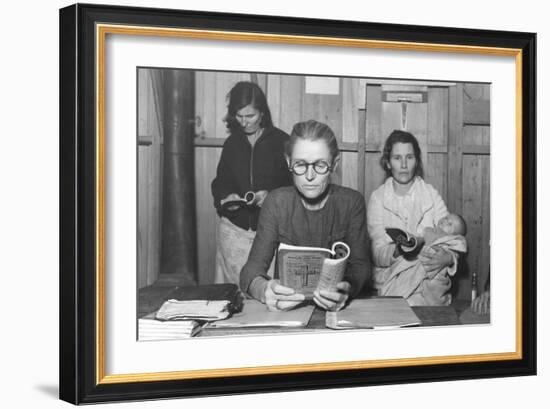 Singing Hymns-Dorothea Lange-Framed Art Print