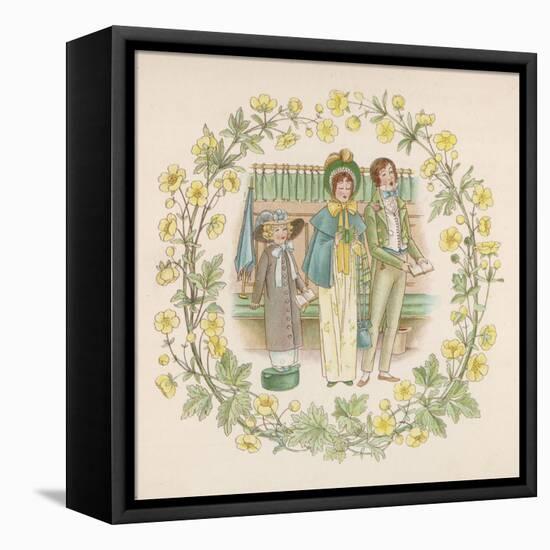 Singing in Church-Winifred Green-Framed Stretched Canvas