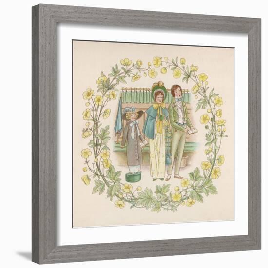 Singing in Church-Winifred Green-Framed Art Print