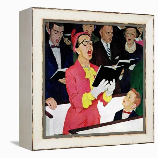 "Singing Praise", March 7, 1959-Richard Sargent-Framed Premier Image Canvas