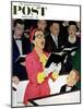 "Singing Praise" Saturday Evening Post Cover, March 7, 1959-Richard Sargent-Mounted Giclee Print