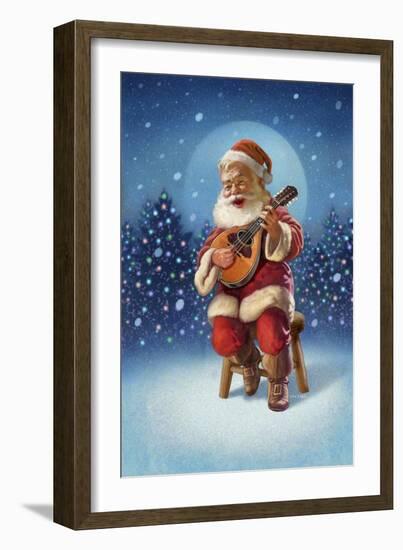 Singing Santa I-Dan Craig-Framed Giclee Print