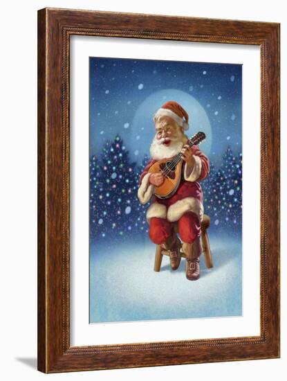 Singing Santa I-Dan Craig-Framed Giclee Print