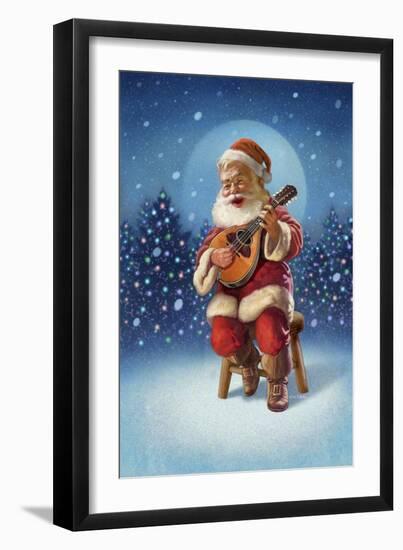 Singing Santa I-Dan Craig-Framed Giclee Print