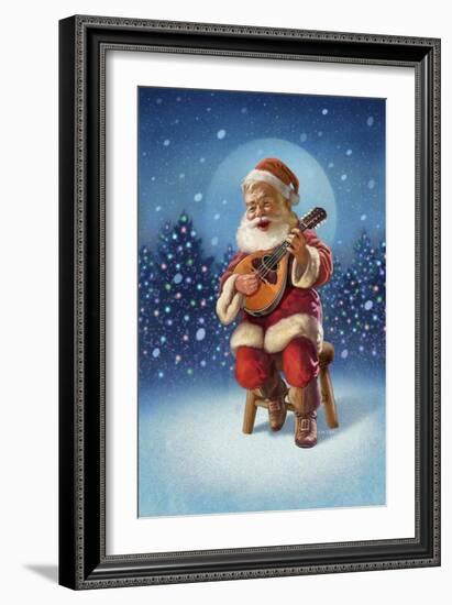 Singing Santa I-Dan Craig-Framed Giclee Print