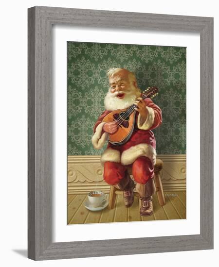 Singing Santa II-Dan Craig-Framed Giclee Print