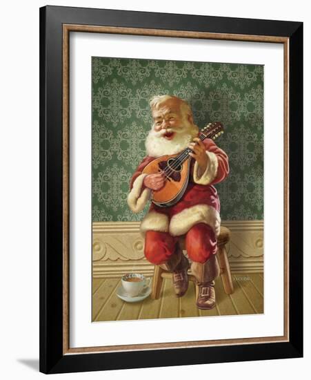 Singing Santa II-Dan Craig-Framed Giclee Print