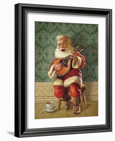 Singing Santa II-Dan Craig-Framed Giclee Print