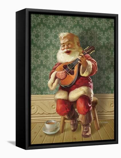 Singing Santa II-Dan Craig-Framed Premier Image Canvas