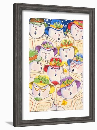 Singing Snowmen, 1997-Tony Todd-Framed Giclee Print