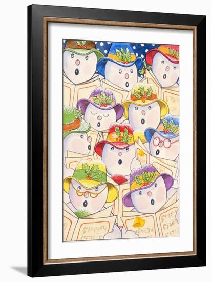 Singing Snowmen, 1997-Tony Todd-Framed Giclee Print