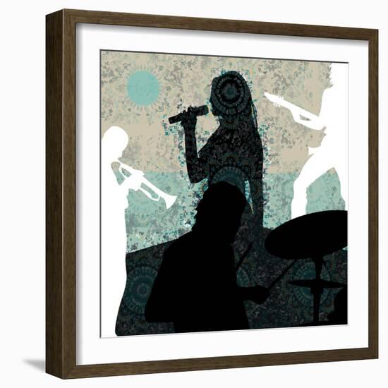 Singing-Teofilo Olivieri-Framed Giclee Print