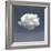 Single Cloud Blue, 2024-Jesse Carter-Framed Art Print