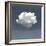 Single Cloud Blue, 2024-Jesse Carter-Framed Art Print