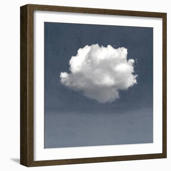 Single Cloud Blue, 2024-Jesse Carter-Framed Art Print