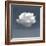 Single Cloud Blue, 2024-Jesse Carter-Framed Art Print