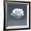 Single Cloud Blue, 2024-Jesse Carter-Framed Art Print