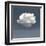 Single Cloud Blue, 2024-Jesse Carter-Framed Art Print