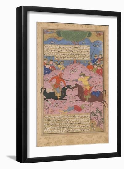 Single Combat, 1600-null-Framed Giclee Print