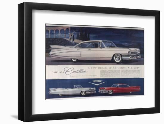 Single Glance Tells You, These are the Newest and Most Magnificent Cadillac Cars Ever Created-null-Framed Photographic Print